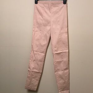 Pink treggings (trouser- leggings)
